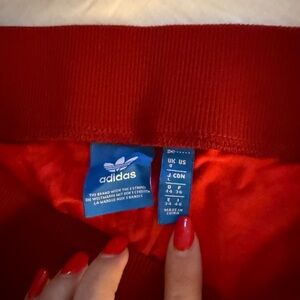 Never worn skirt,beautiful red color,size 40